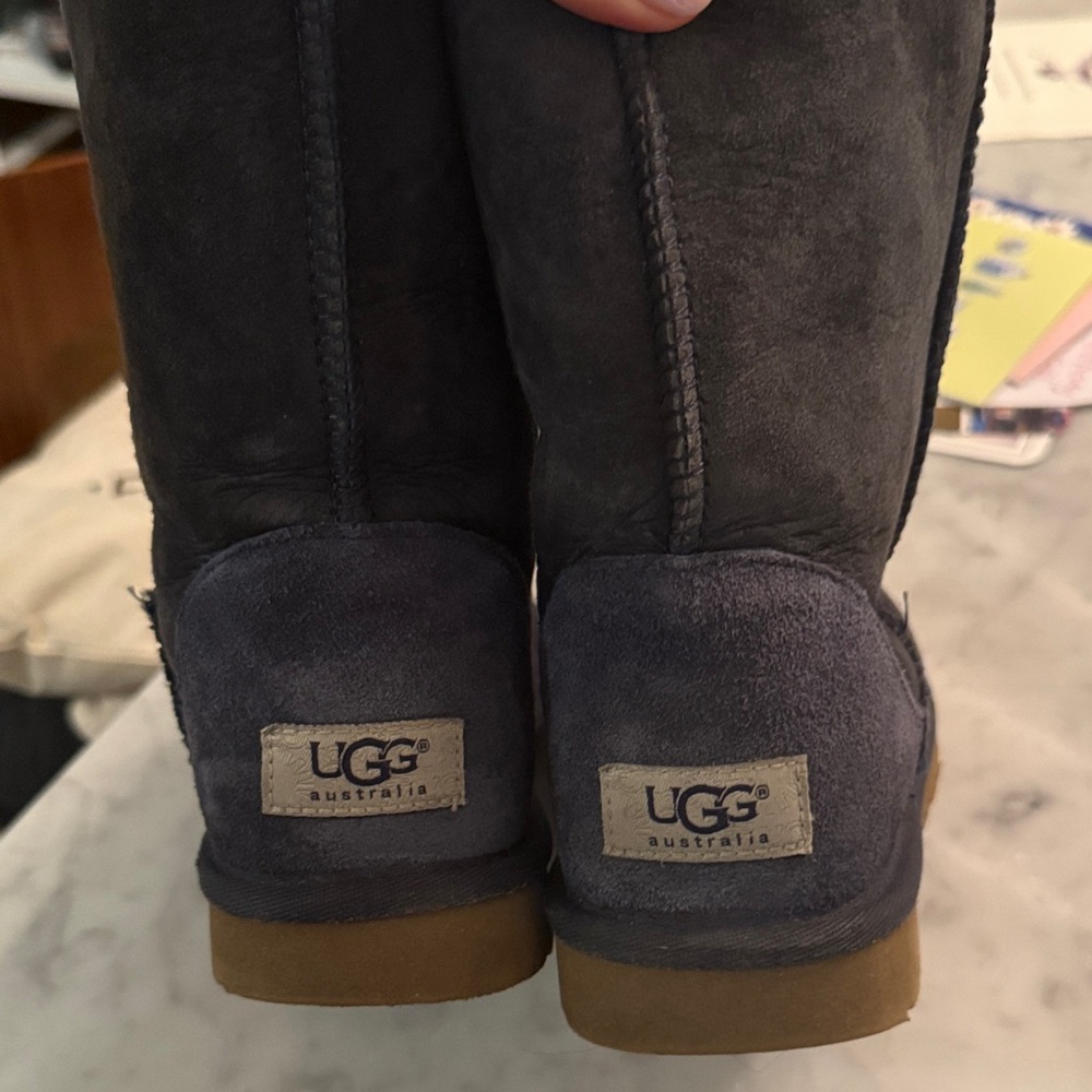 UGG Women's Boots in Dark Gray and Tan